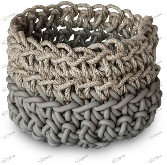 Neò Корзина из конопли и неопрена Canapa Hd3