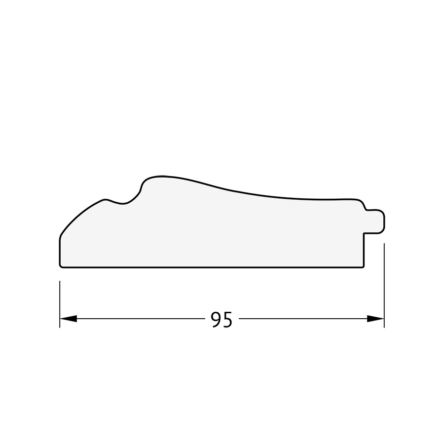 BY 4112 Зеркало с гравировкой в багетной раме - травленое серебро 95 mm EVOFORM Exclusive-G - Вид №4