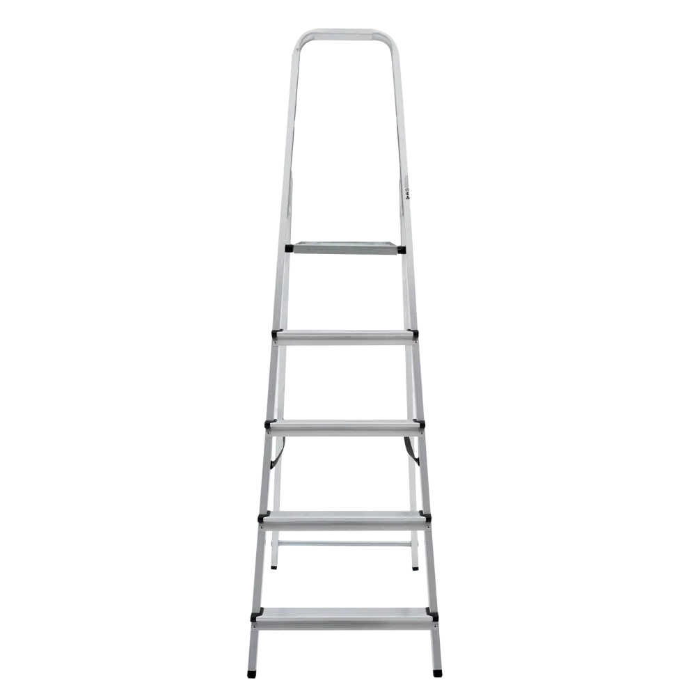 Стремянка Новая Высота Kroft 1110 5 ступеней алюминий STLM-2130183 - Вид №1