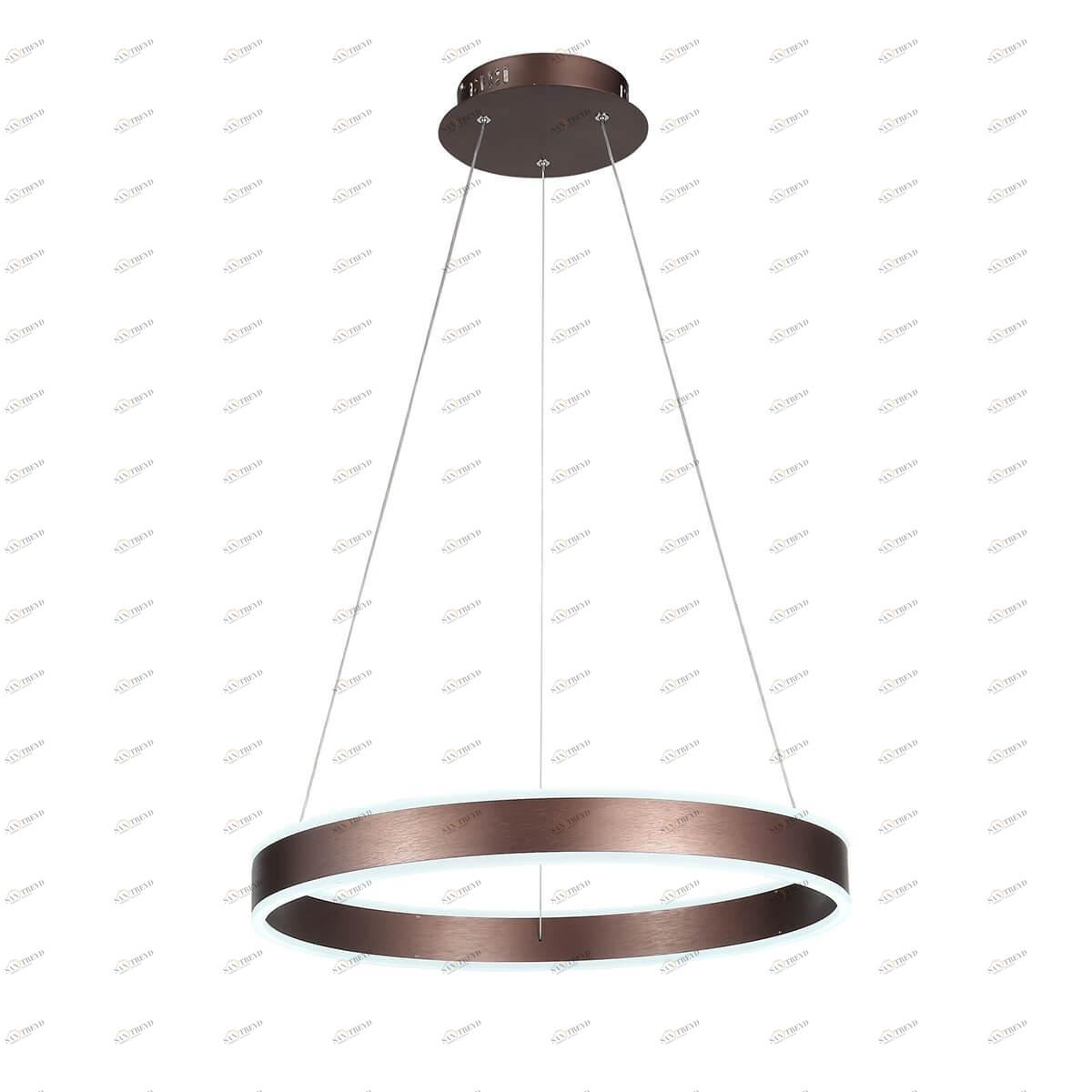 Люстра светодиодная подвесная коричневая ST Luce Onze SL944.403.01 ST LUCE ДИЗАЙНЕРСКИЕ, ONZE 00-3834526 Белый;коричневый 