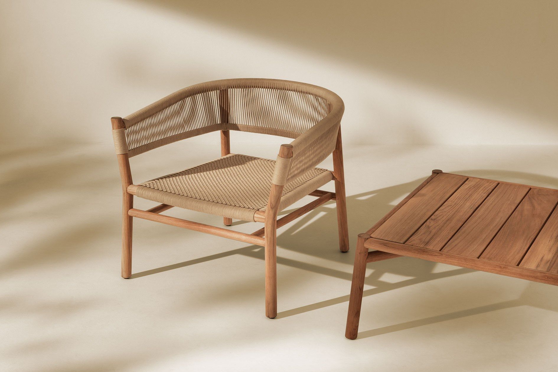 Веревочный садовый стул с подлокотниками Ethimo ARCH-00076587 - Вид №17