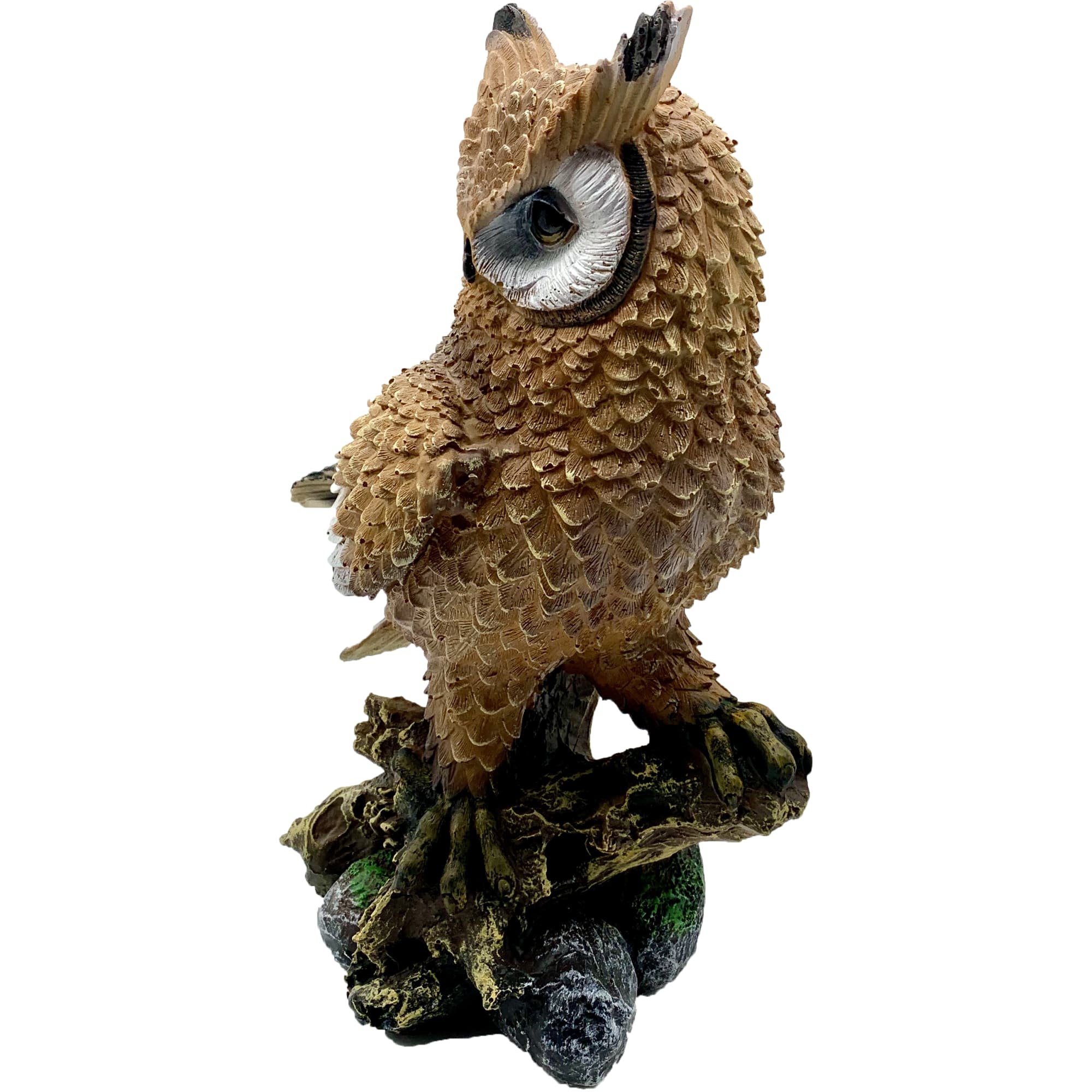 82558147 Садовая фигура «Филин на пне» высота 40 см Santreyd  - Вид №1