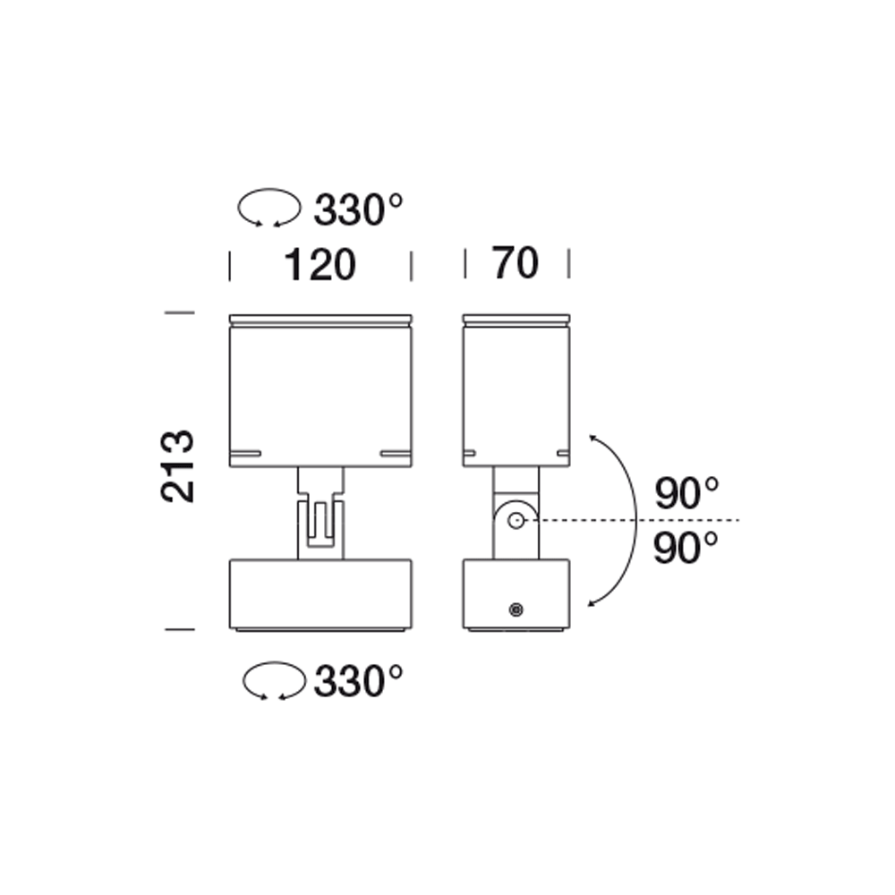 8820217 Проектор Platek TARGET MEDIUM Proiettore  TARGET MEDIUM Floodlight - 8 LED 3000K Elliptical  - Вид №6