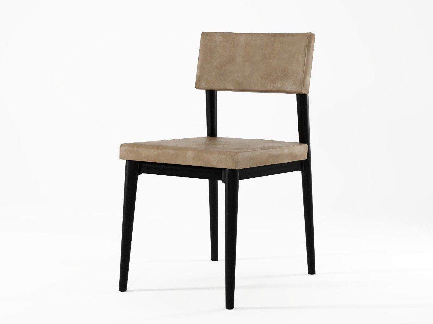 Мягкий стул для ресторана из массива дерева KARPENTER Винтаж ARCH-00059629 - Вид №55