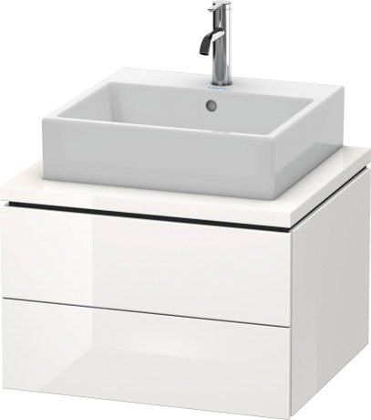 LC581502121 Тумбочка для консоли L-Cube #LC5815 620 x 547 мм Орех темный декор Duravit - Вид №2