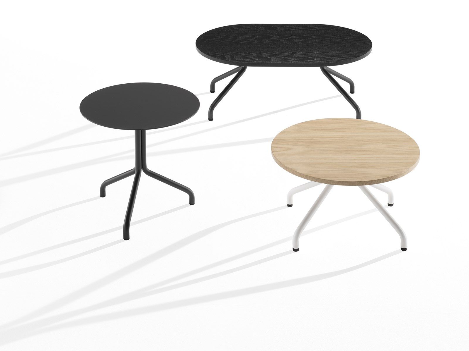 Высокий круглый металлический журнальный столик B-LINE AD.От ARCH-00124020 - Вид №3