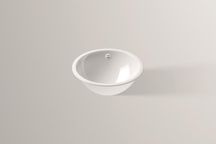 2032700000 Раковина, встраиваемая под столешницу, ub.k450, белая, proshield Alape серия K 