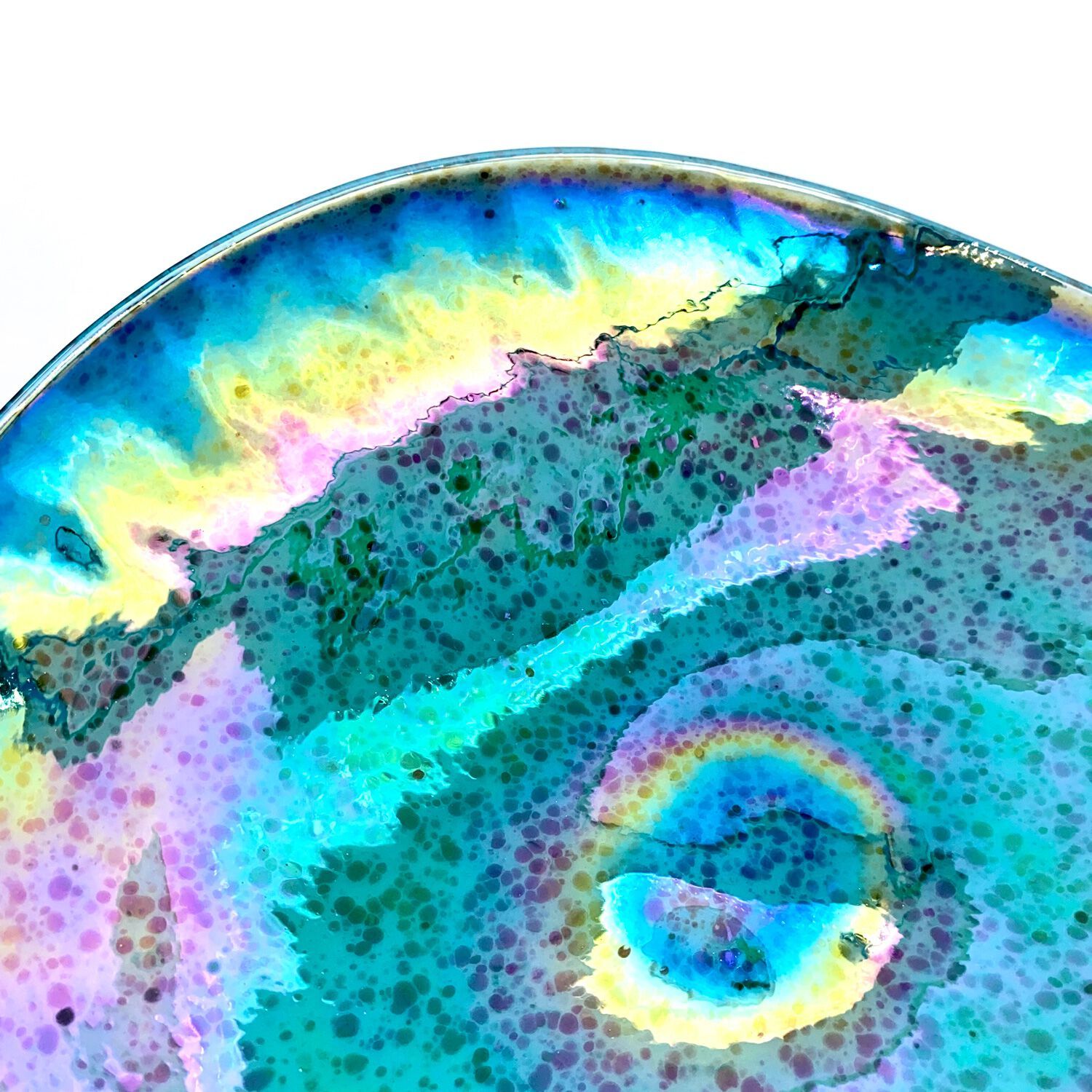 Тарелка для фруктов из муранского стекла ручной работы YourMurano Decorative Plates ARCH-00110976 - Вид №6