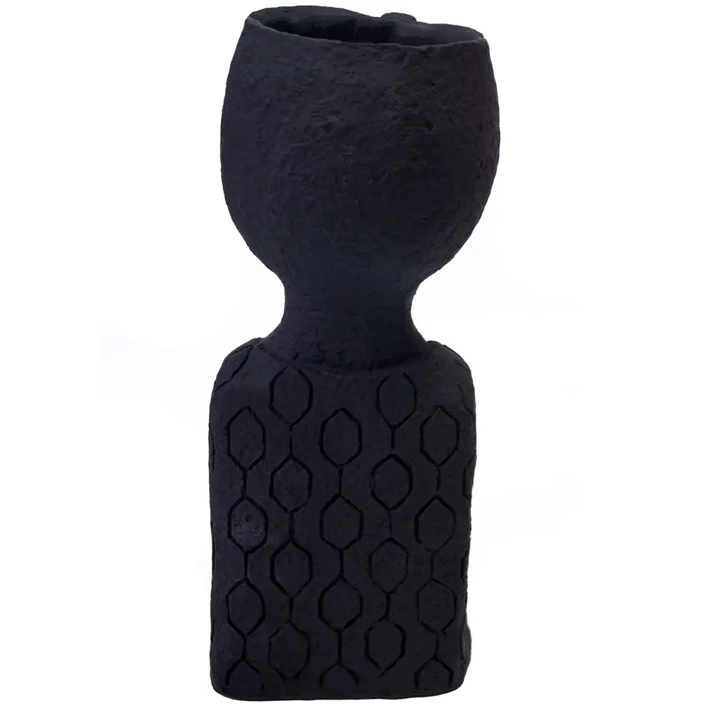 Ваза-органайзер Тайсон гипс цвет черный 29.3 см EVIS STLM-2087688 - Вид №2