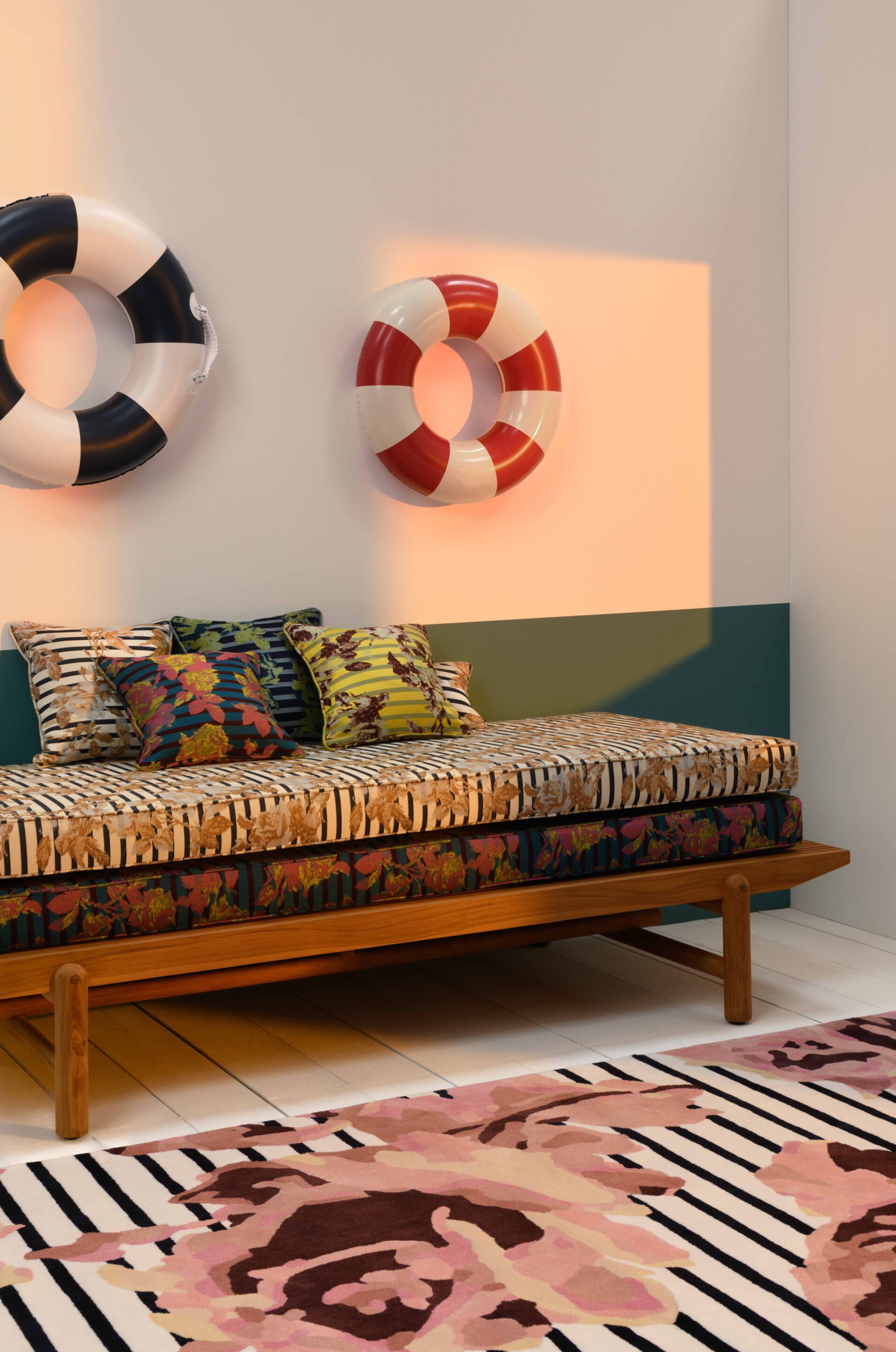 Жаккардовая ткань в полоску из вискозы LELIEVRE Jean Paul Gaultier - La Croisière s'amuse ARCH-00055596 - Вид №6