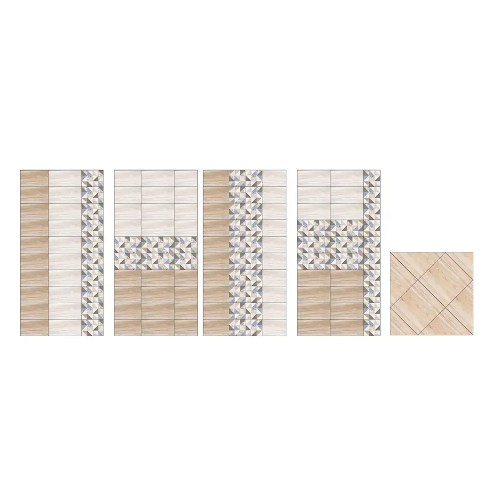 Плитка настенная LB Ceramics Шервуд 19.8x39.8 см 1.58 м² матовая цвет бежевый STLM-2144832 - Вид №4