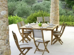 Les jardins Складной садовый стул из тикового дерева Teck