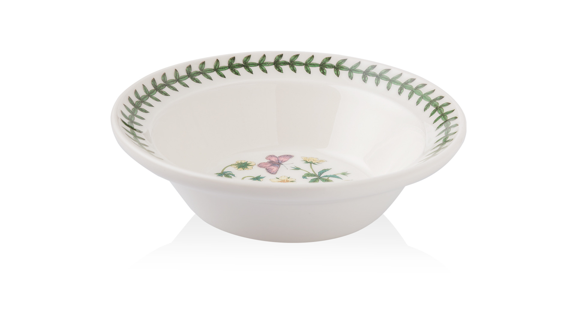 10624402 Portmeirion Тарелка для каши Portmeirion Ботанический сад.Лапчатка 15см, фарфор Фарфор  - Вид №1