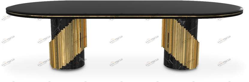 LUXXU Овальный обеденный стол Littus sun-id-1482427