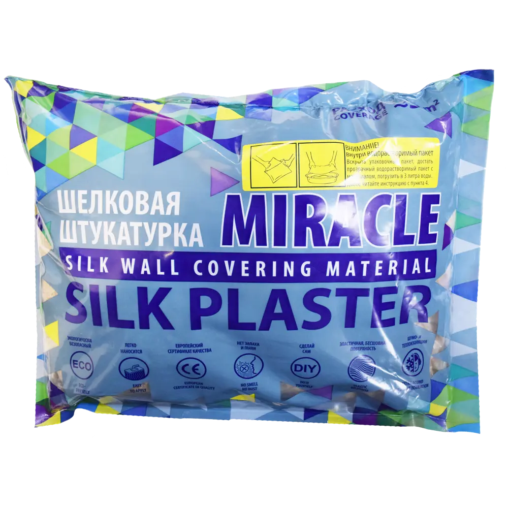 Жидкие обои Silk Plaster Миракл 1013Н 1.5 кг цвет белый STLM-2175629 - Вид №1