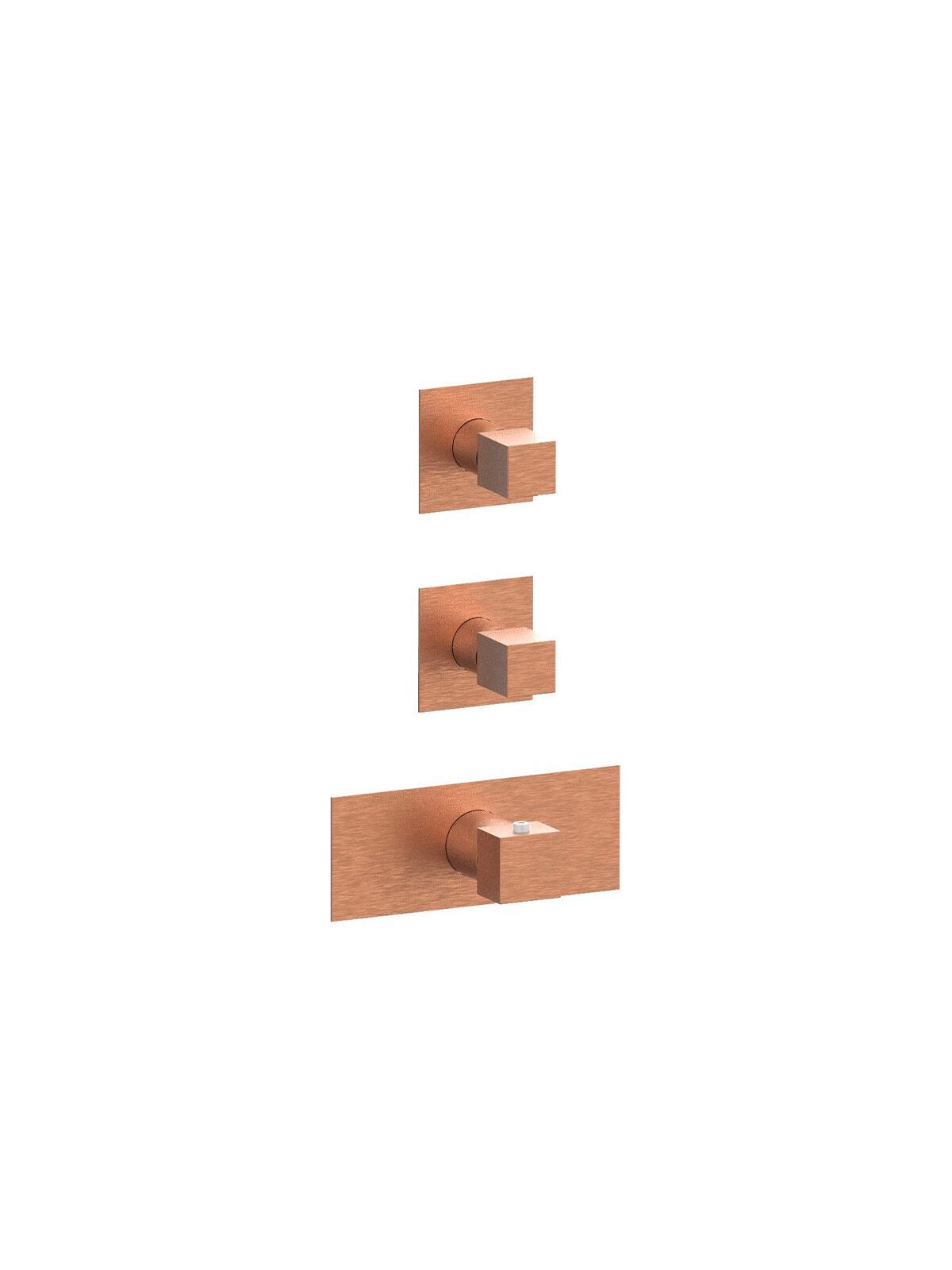 Термостатический встраиваемый смеситель для душа с 3 отверстиями Rubinetterie Frattini отдельная эстетика ARCH-00053901 - Вид №2