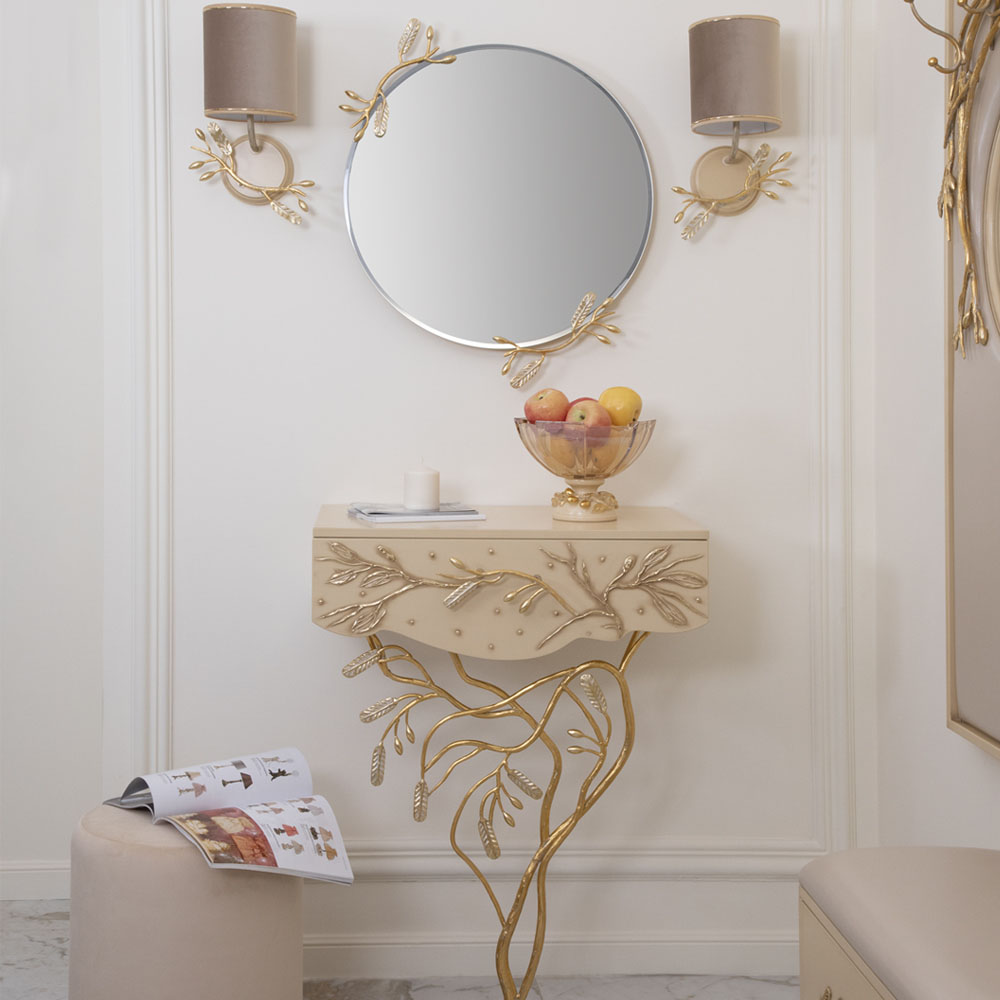 35065 Бра Oliva Branch Айвори левое BOGACHO 4627196596900 - Вид №3