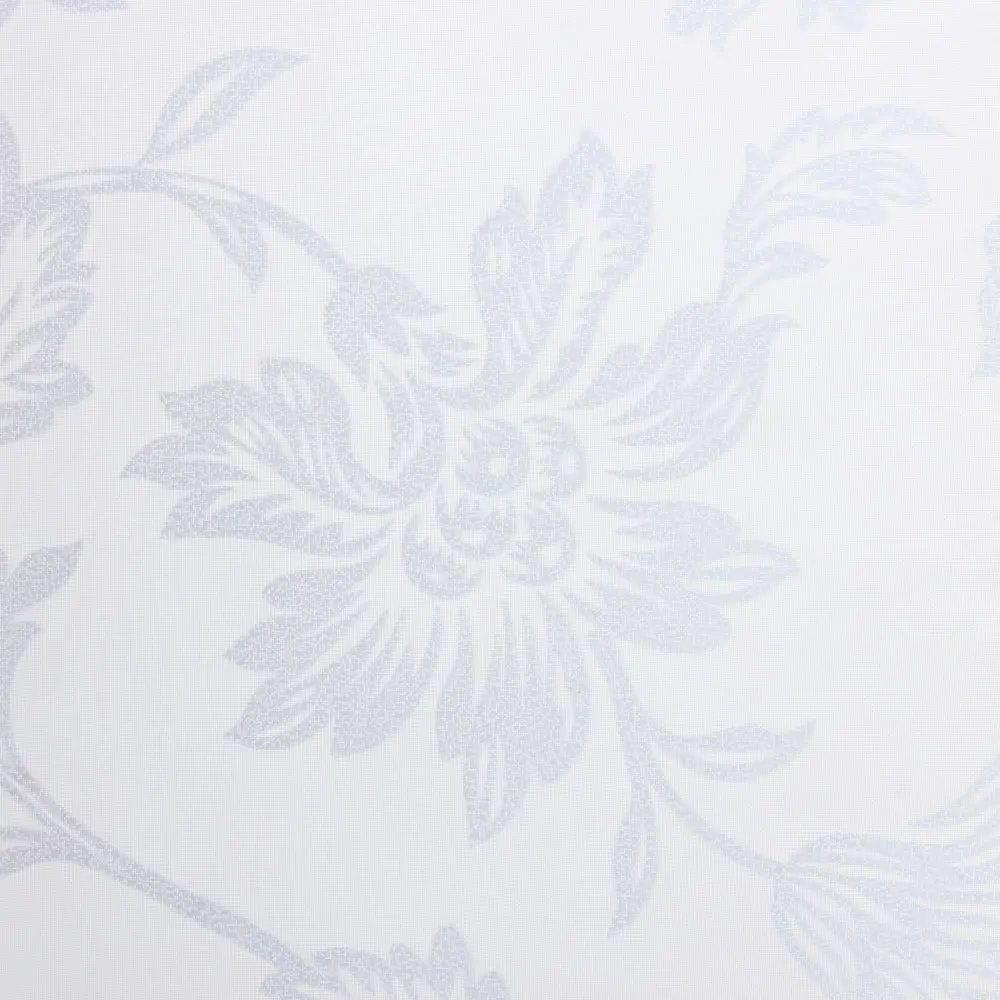 Тюль на ленте «Цветы» 250х260 см вуаль цвет белый GARDEN STLM-2088744 - Вид №1