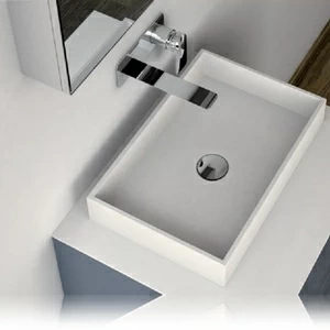 LA429 Накладная раковина на столешницу  овальная Inbani