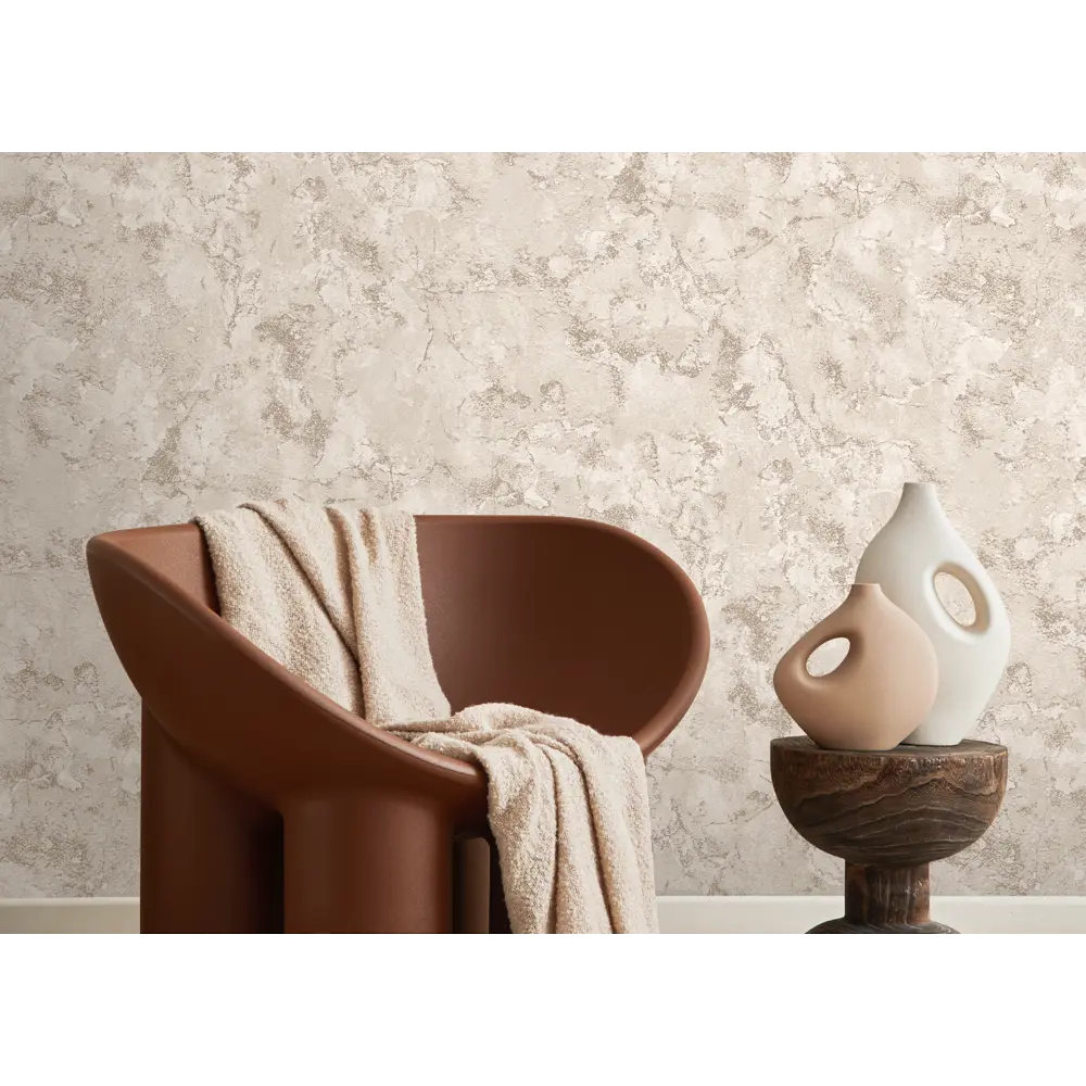 Обои флизелиновые Ateliero Ruskeala бежевые 1.06 м AT38396-03 STLM-2073241 - Вид №4