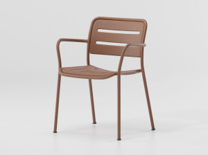 Алюминиевый штабелируемый садовый стул