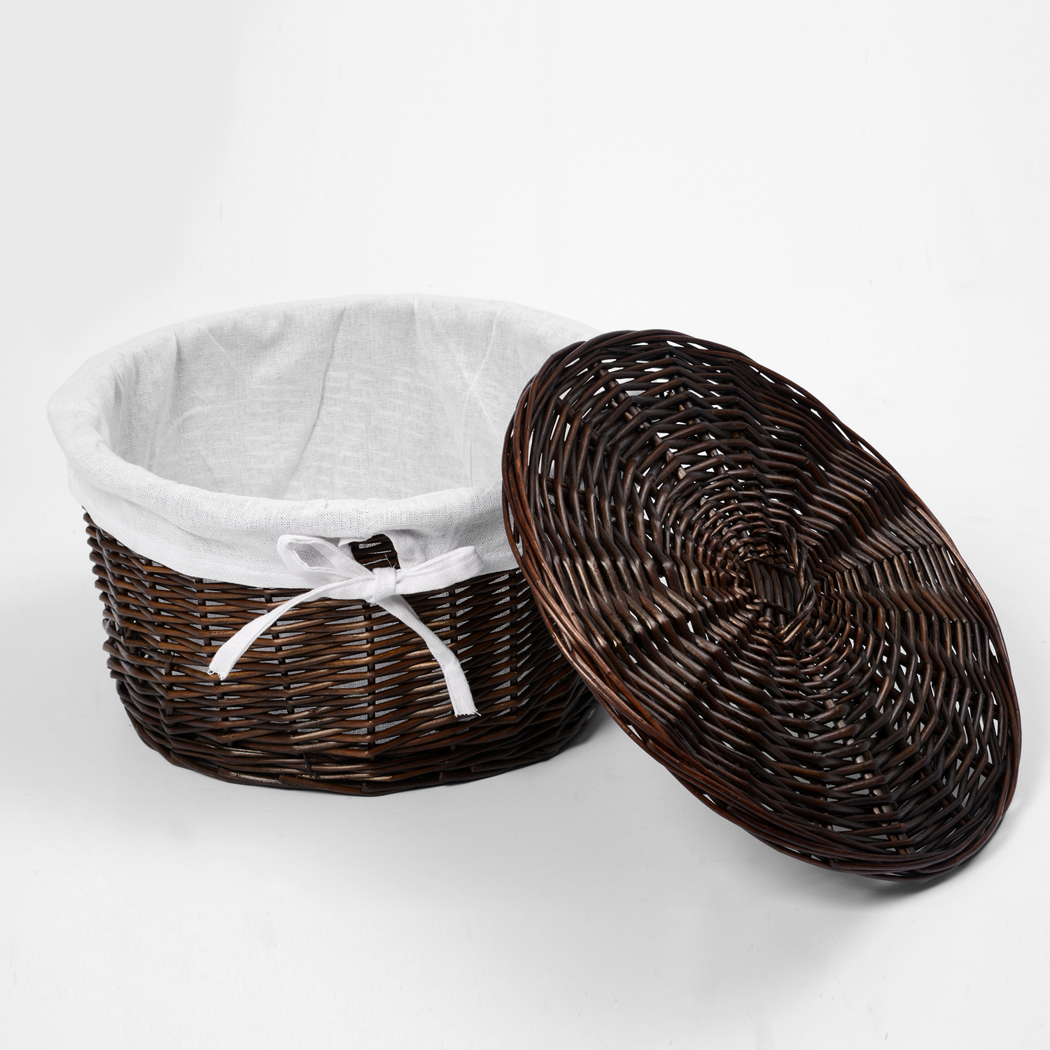 WB-530-M Donau Плетеная корзина с крышкой WasserKRAFT  - Вид №1