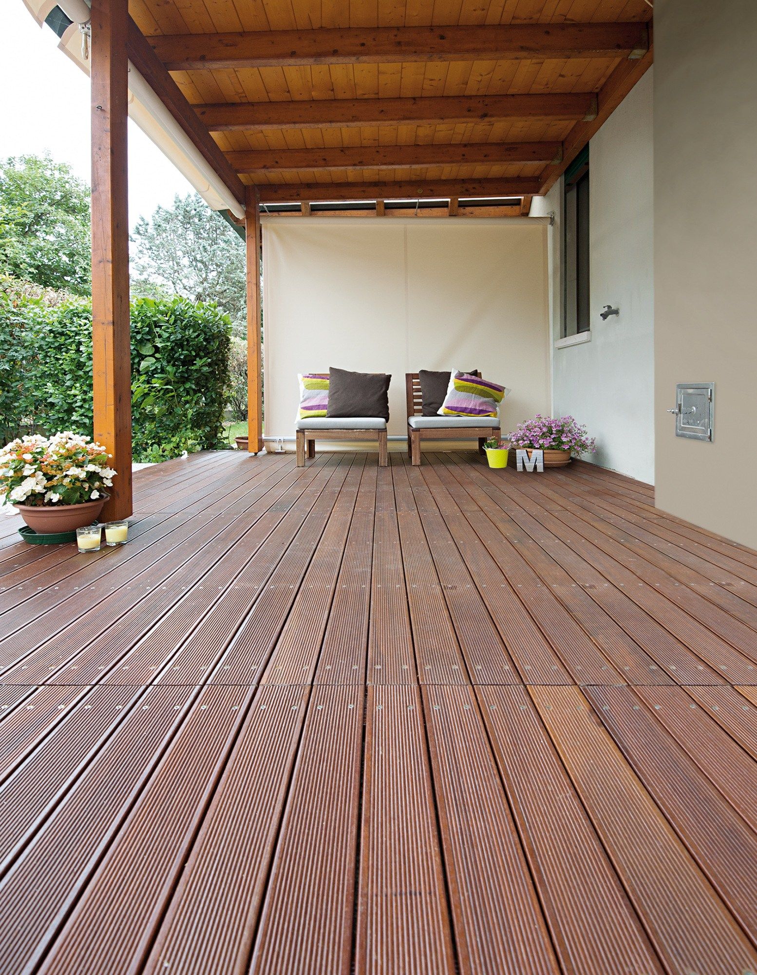 Decking ipè Lapacho, Teak e Bamboo Garbelotto Террасная доска ARCH-00017161 - Вид №11