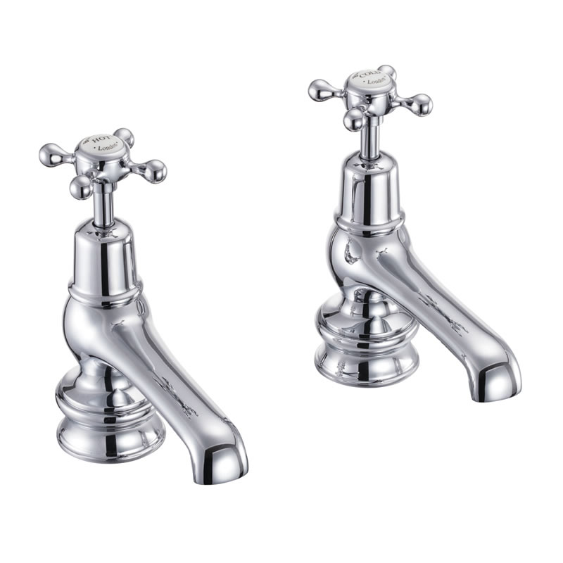 Burlington Кран для бассейна Claremont Regent 5 " Полный оборот с акцентом Медичи в Chrome CLR2 MED 