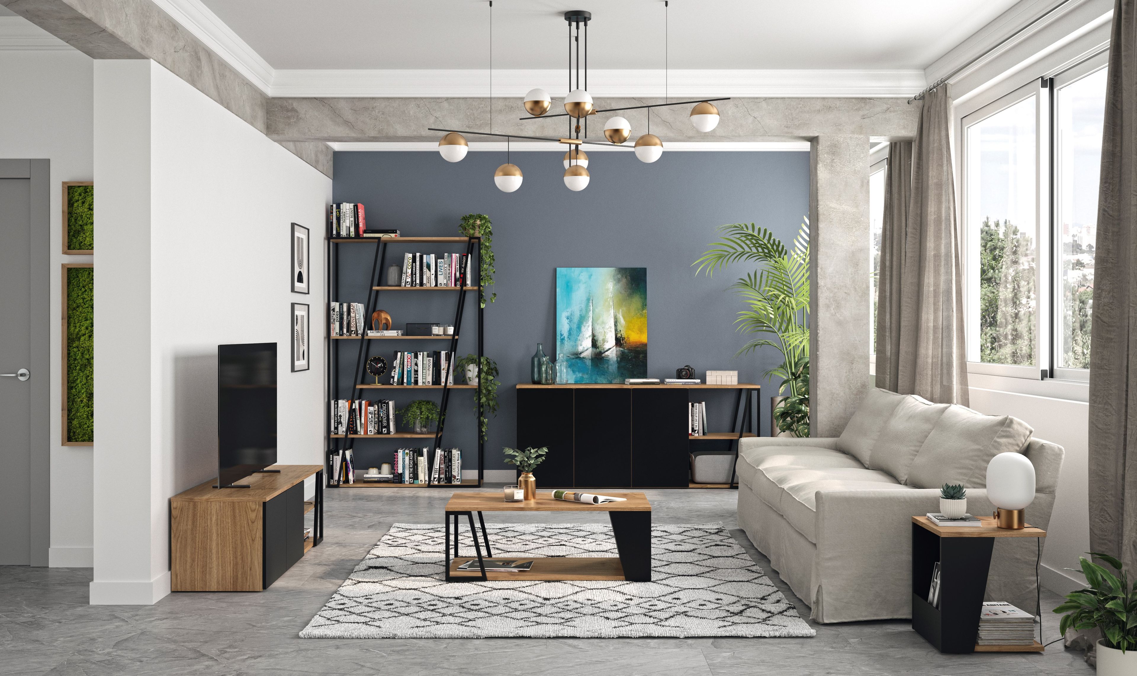 Шкаф для телевизора с распашными дверцами TemaHome Альби ARCH-00001691 - Вид №5