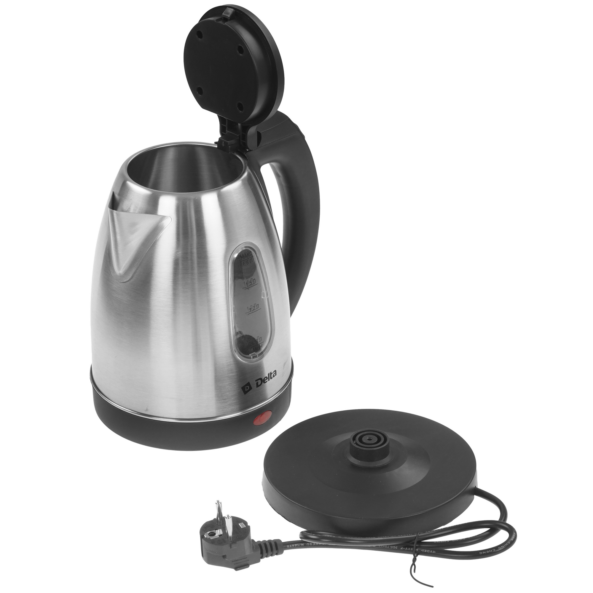 9235548 Электрочайник DELTA DL-1114 черный STDN-0069363 - Вид №4