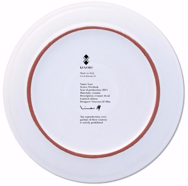 Kiasmo Керамическая тарелка Overlook 2014kddovel - Вид №2