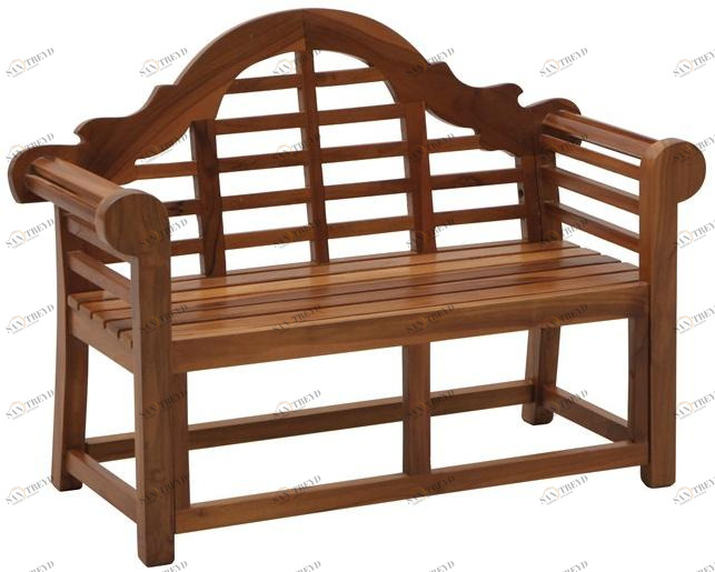 Il Giardino di Legno Садовая скамейка из тика с подлокотниками Junior Juni0601