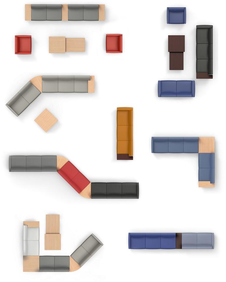 Segis 2-х местный модульный тканевый диван Hotel sun-id-1364636 - Вид №10