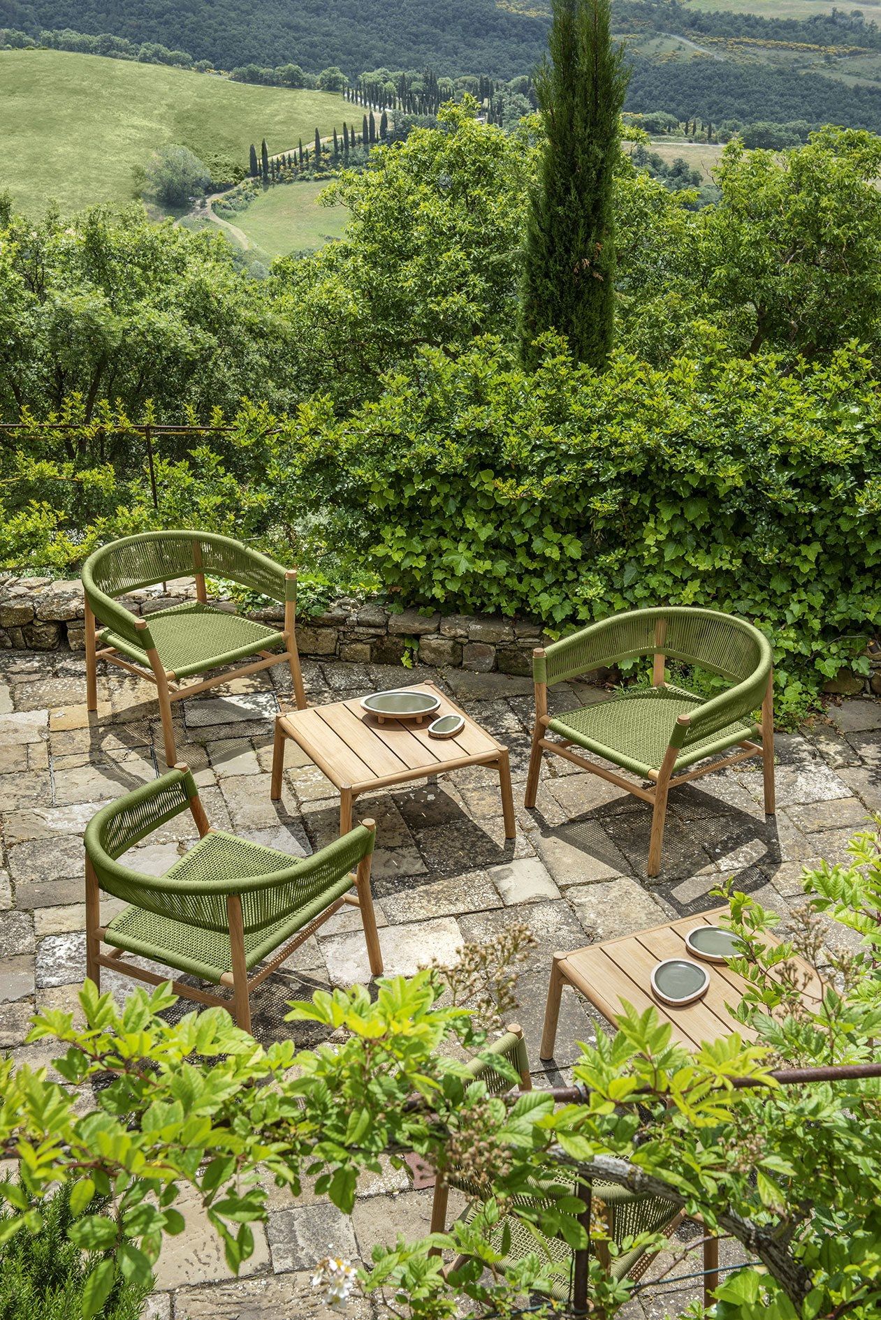 Веревочный садовый стул с подлокотниками Ethimo ARCH-00076587 - Вид №5