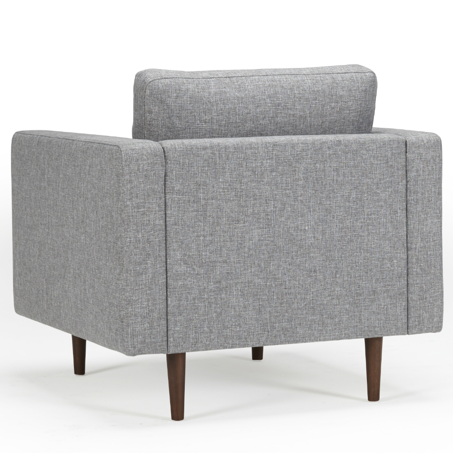 Кресло Otto, дуб/орех, серое Kragelund 37401248249 - Вид №5