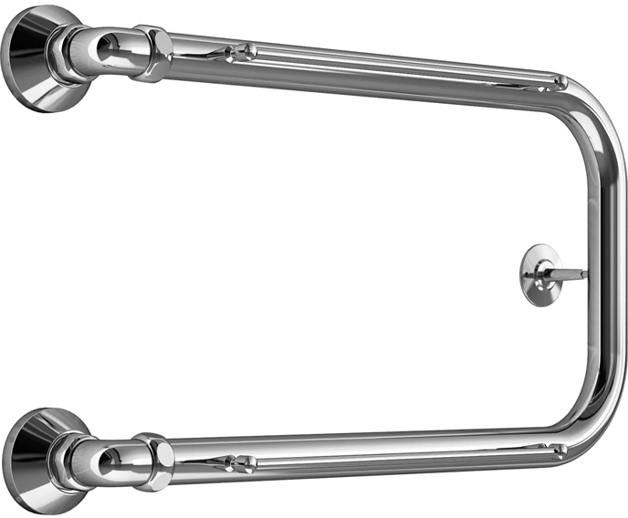 91058891 Полотенцесушитель водяной Moon Shelf 60x32 см нержавеющая сталь 1" STLM-0461856 MELODIA DELLA VITA