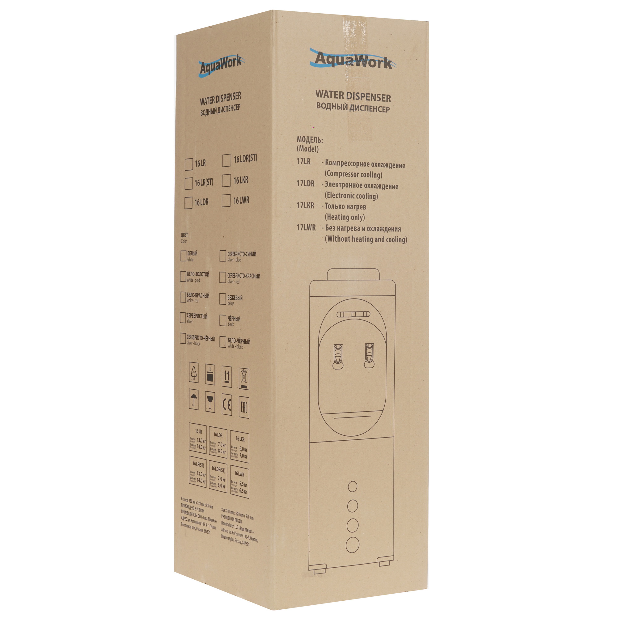 9914708 Диспенсер Aqua Work AW 17-LR синий STDN-0114120 - Вид №8