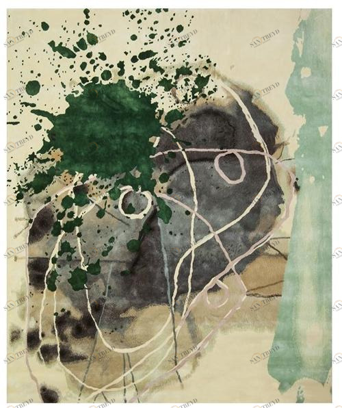 NOW Carpets Прямоугольный коврик из бамбукового шелка Anna muravina Mah-1 