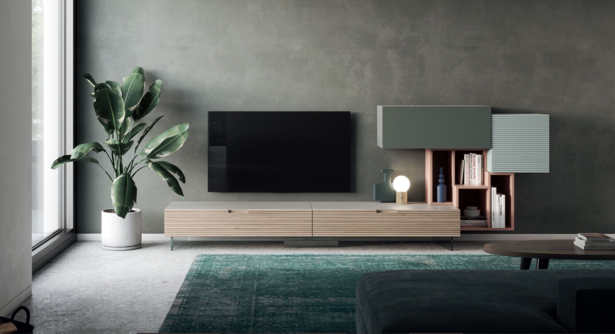 Модульная модульная стена из массива дерева Devina Nais Ноль.16 ARCH-00065357 - Вид №20