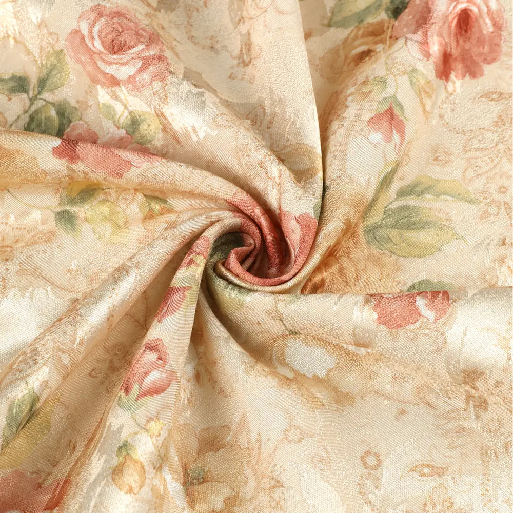 Ткань «Цветы интерио» 1 п/м 150 см цвет красный ТОРГОВЫЙ ДОМ ТЕКСТИЛЬ STLM-2149616 - Вид №4