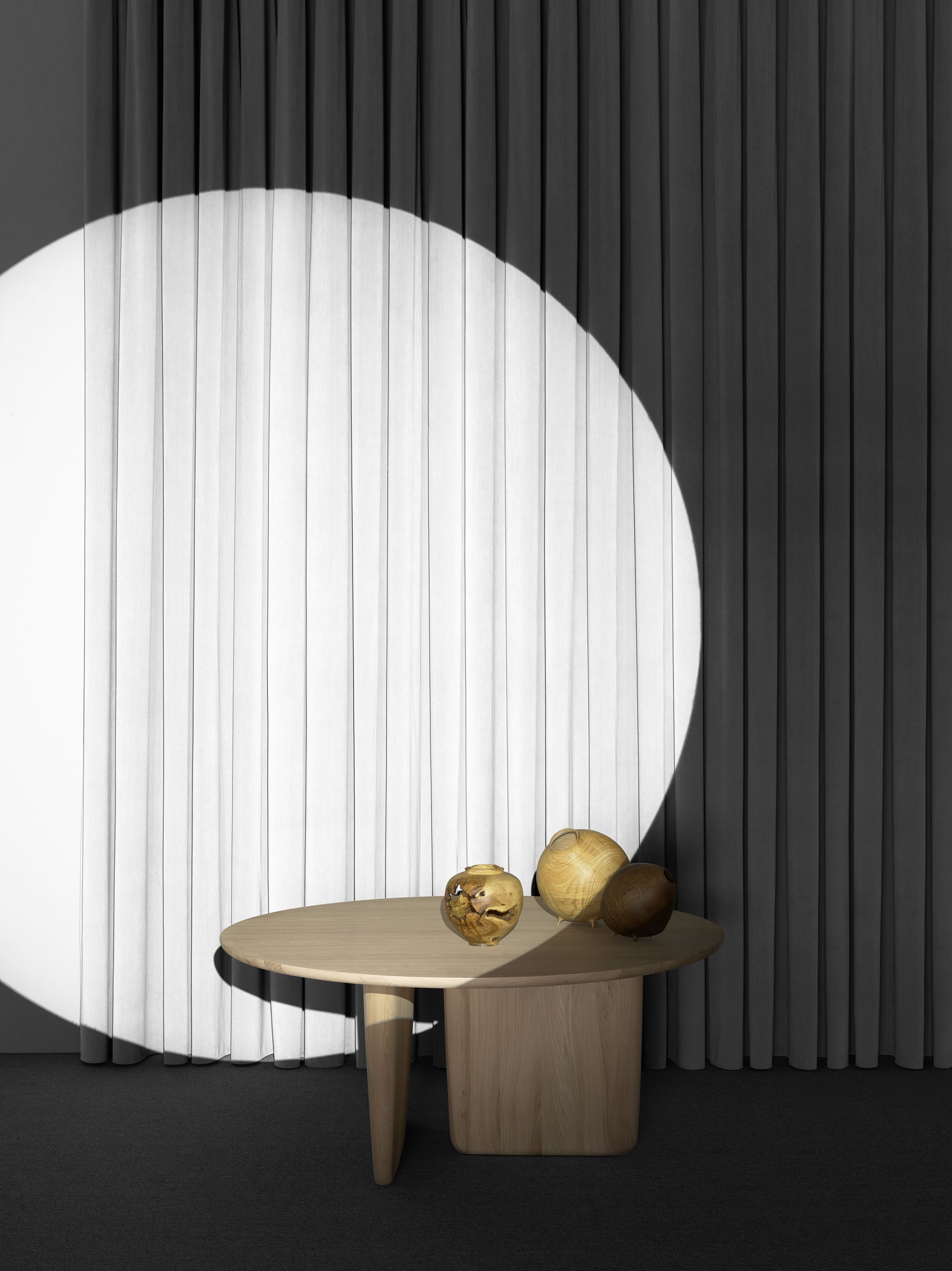 Круглый деревянный стол B&B Italia Тоби-Иши ARCH-00060581 - Вид №1