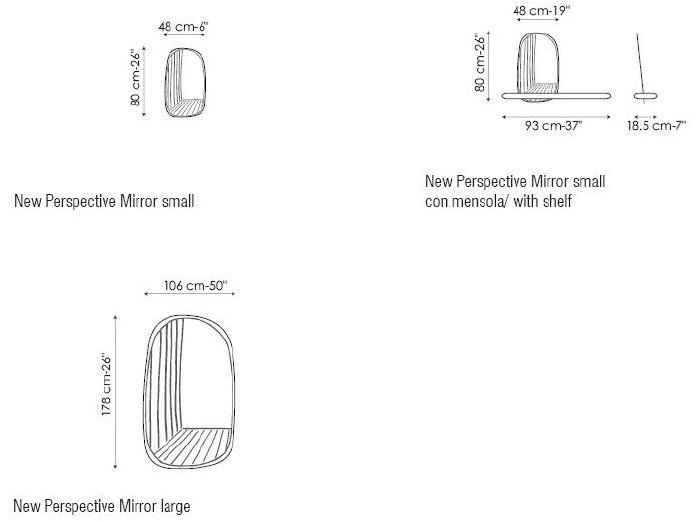 Bonaldo Овальное настенное зеркало sun-id-1369950 - Вид №3