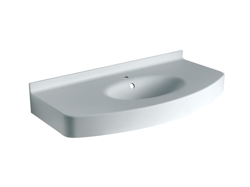 Консольный подвесной умывальник из HIMACS Ponte Giulio форма ARCH-00074403