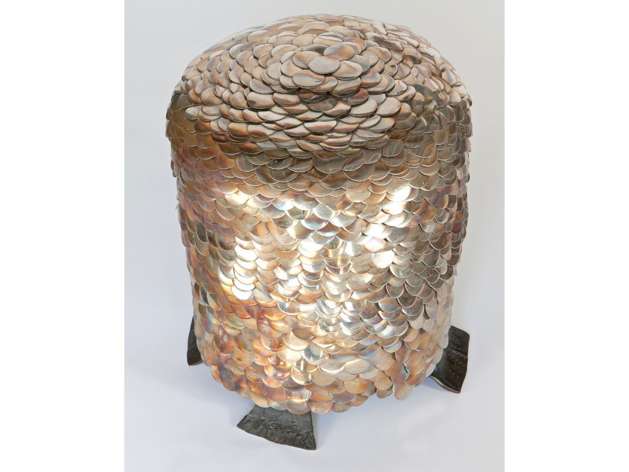 Низкий стул из нержавеющей стали LO Contemporary FISH ARCH-00044972 - Вид №1