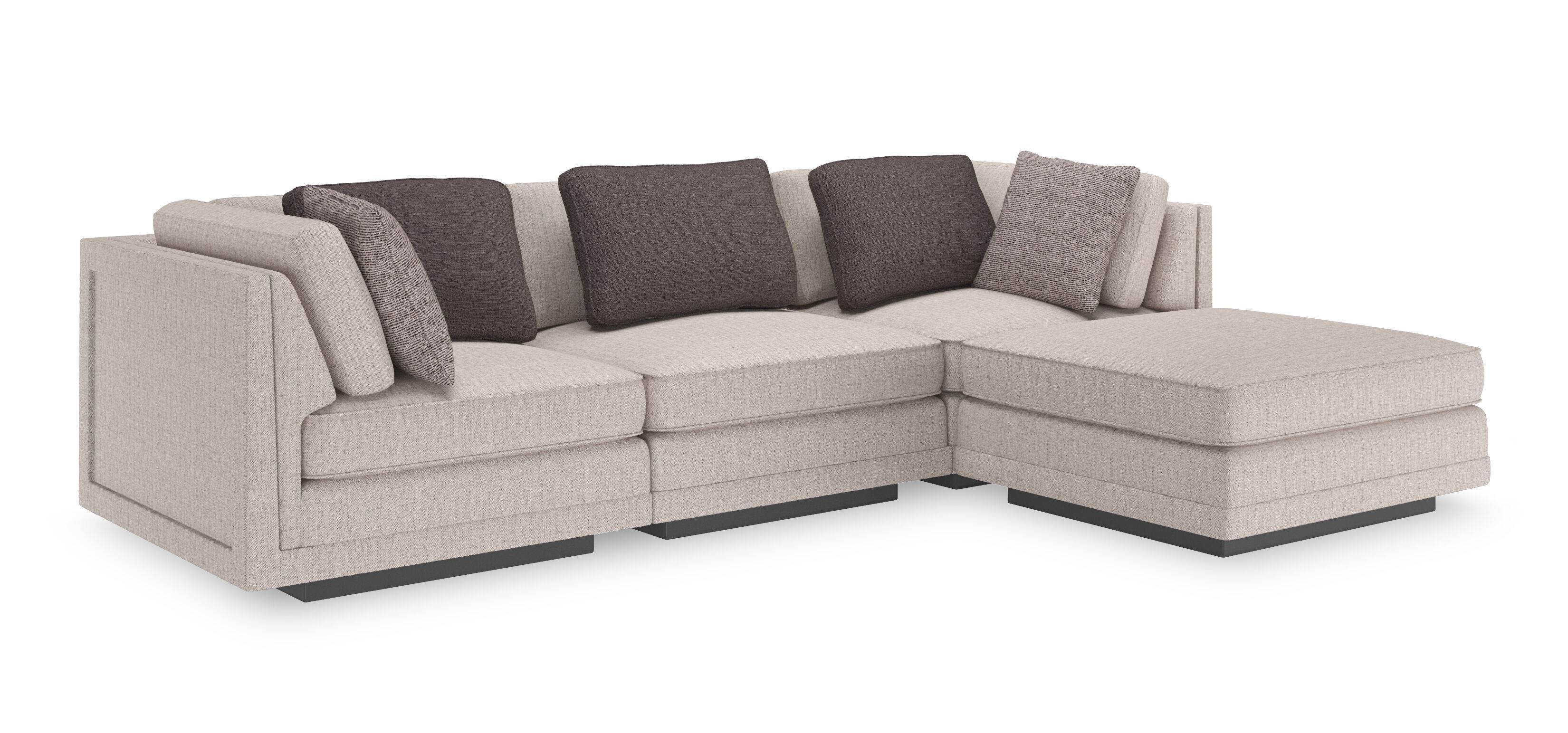 Прямоугольный пуф из ткани Caracole Fusion ARCH-00090372 - Вид №4