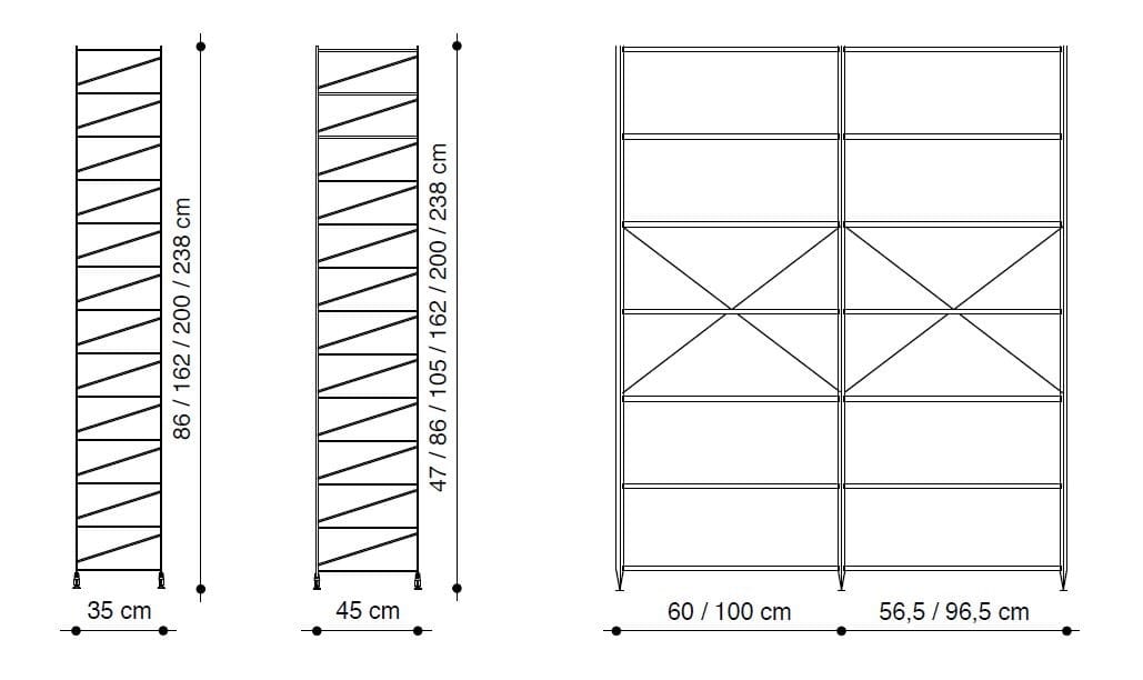 Секционная библиотека Caimi Brevetti Сократ ARCH-00043738 - Вид №17