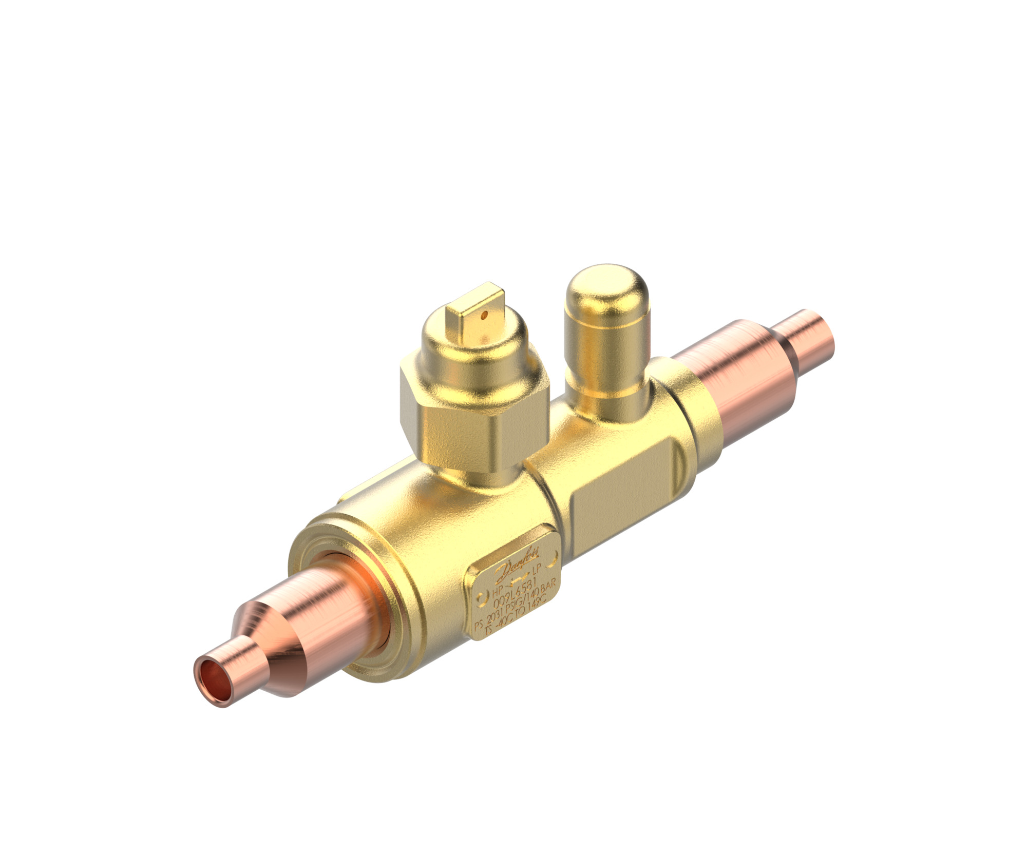 Danfoss GBCT — Запорные шаровые краны для CO2 140 бар GBCT 54s Кран шаровый 009L6456  - Вид №14