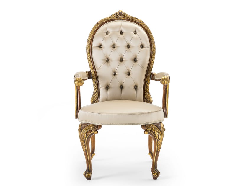 Мягкий тканевый стул с подлокотниками OAK Галерея ARCH-00129462