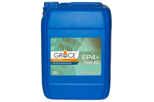 16162908 Масло трансмиссионное синтетическое EP 4+ 75w-80, GL-4/GL-5, 20 л GRACE