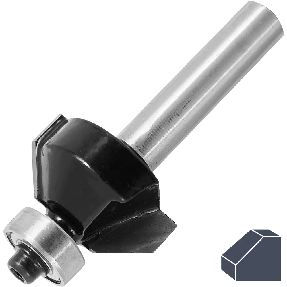 Конусная кромочная фреза Santreyd для декоративной обработки дерева 25x12 мм 85635411 STLM-1502100